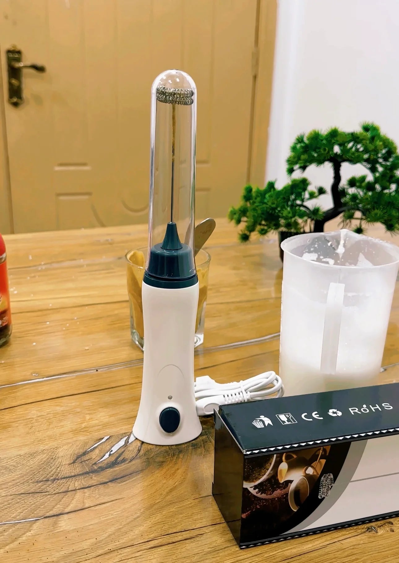 Electric Rechargeable Coffee Beater